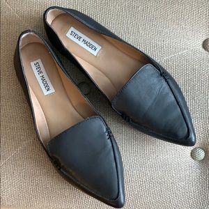 Steve Madden leather flats 8.5